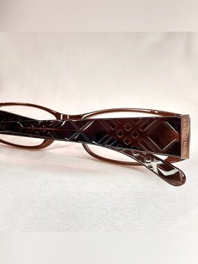 Burberry Women's Tortoiseshell Pattern Glasses - Dark Brown